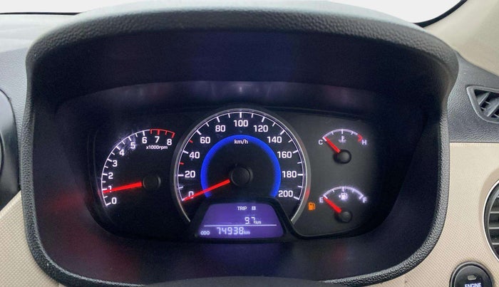 2015 Hyundai Grand i10 ASTA (O) 1.2 KAPPA VTVT, Petrol, Manual, 74,936 km, Odometer Image