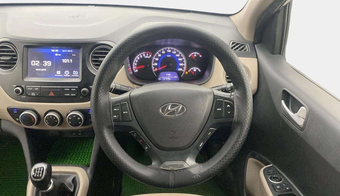 2017 Hyundai Grand i10 SPORTZ 1.2 KAPPA VTVT, Petrol, Manual, 73,725 km, Steering Wheel Close Up