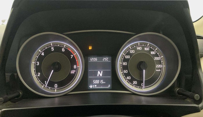 2017 Maruti Dzire VXI AMT, Petrol, Automatic, 58,792 km, Odometer Image