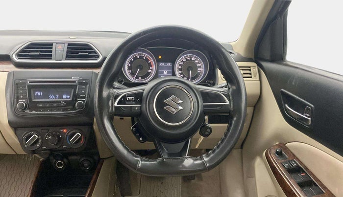 2017 Maruti Dzire VXI AMT, Petrol, Automatic, 58,792 km, Steering Wheel Close Up