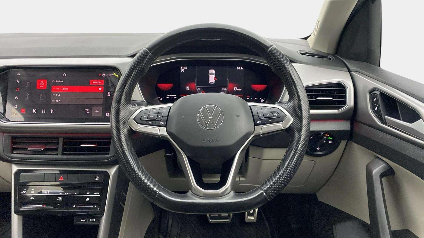 2022 Volkswagen TAIGUN GT PLUS 1.5 TSI DSG, Petrol, Automatic, 78,997 km, Steering Wheel Close Up