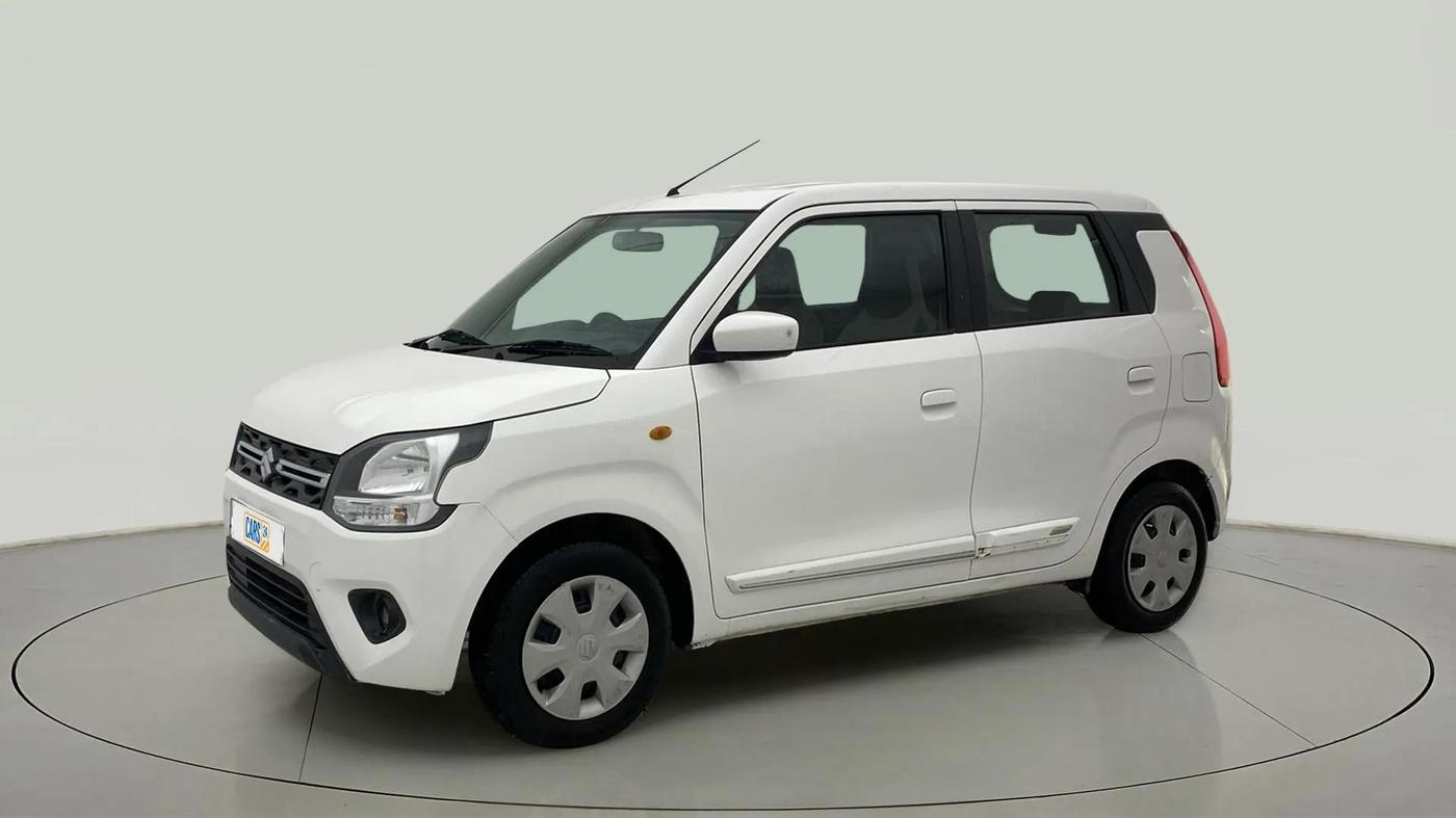 2019 Maruti New Wagon-R VXI 1.2, CNG, Manual, 75,136 km, Left Front Diagonal