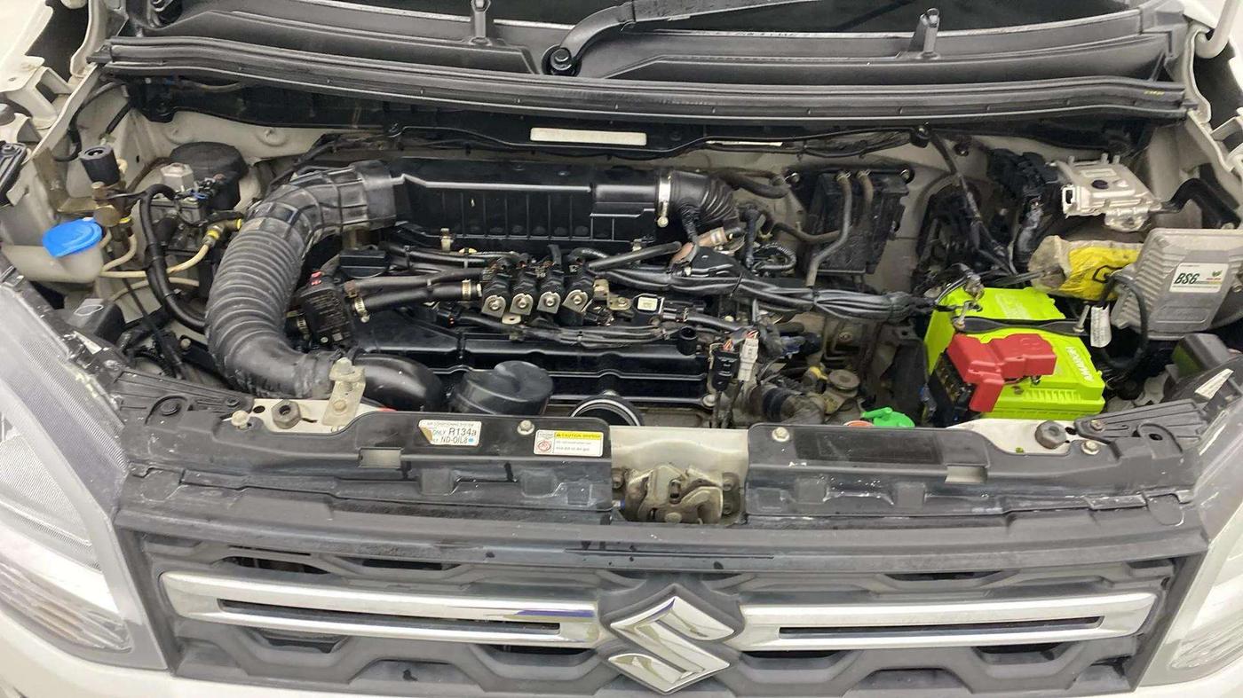 2019 Maruti New Wagon-R VXI 1.2, CNG, Manual, 75,136 km, Engine View