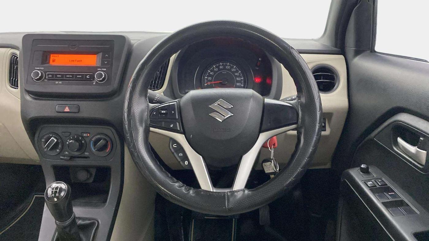 2019 Maruti New Wagon-R VXI 1.2, CNG, Manual, 75,136 km, Steering Wheel Close Up