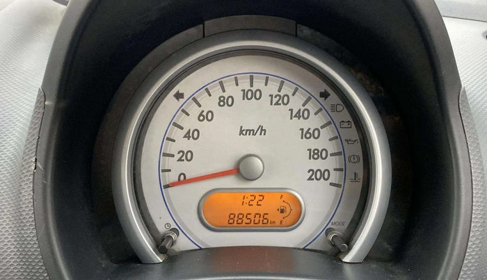 2012 Maruti Ritz VXI, Petrol, Manual, 88,506 km, Odometer Image