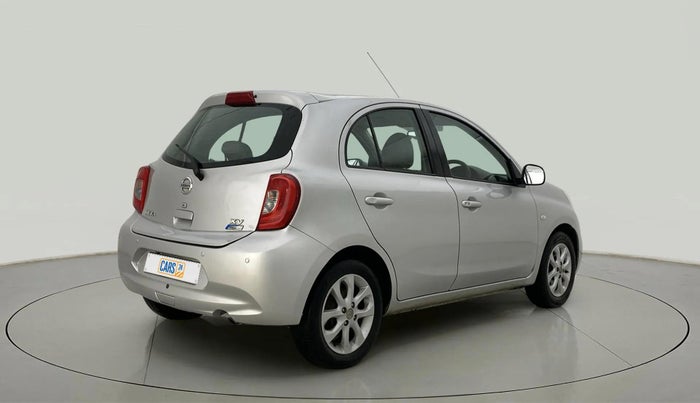 2015 Nissan Micra XV CVT, CNG, Automatic, 1,19,378 km, Right Back Diagonal