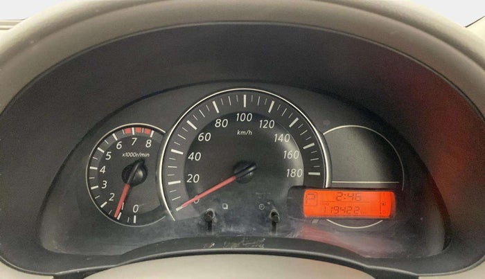 2015 Nissan Micra XV CVT, CNG, Automatic, 1,19,378 km, Odometer Image