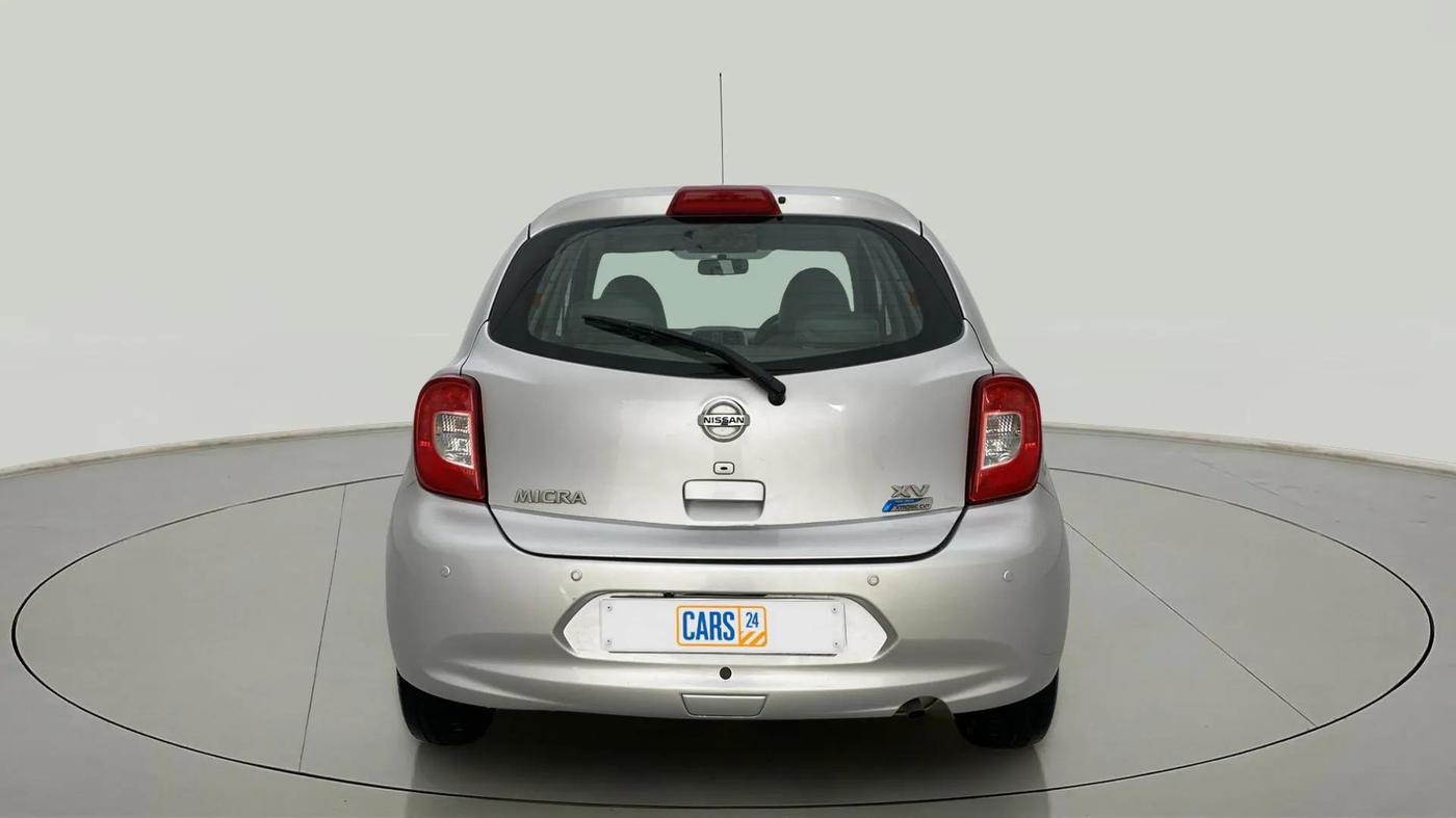 2015 Nissan Micra XV CVT, CNG, Automatic, 1,19,378 km, Back/Rear