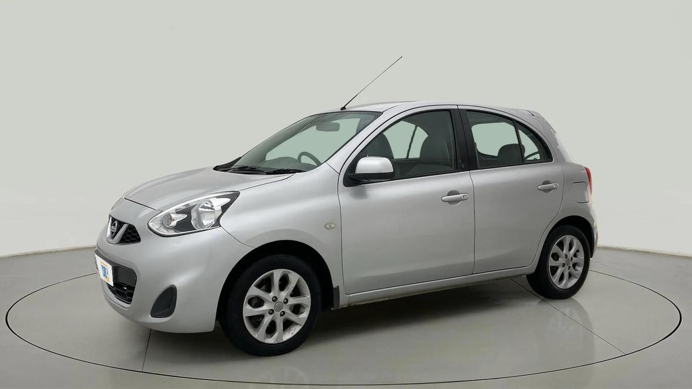 2015 Nissan Micra XV CVT, CNG, Automatic, 1,19,378 km, Left Front Diagonal