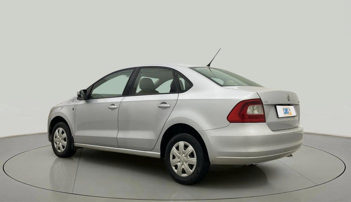 2012 Skoda Rapid AMBITION 1.6 TDI CR MT, Diesel, Manual, 50,085 km, Left Back Diagonal