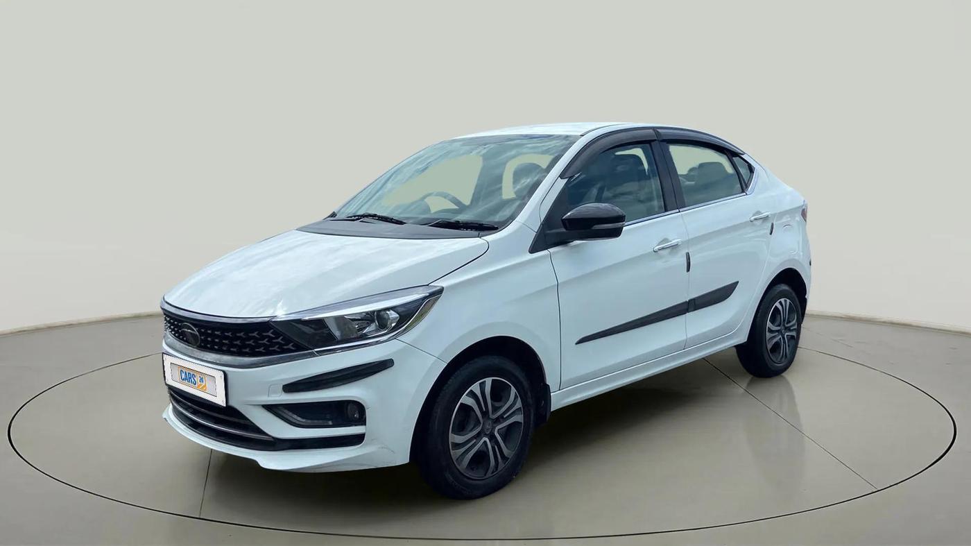 2022 Tata TIGOR XZ PLUS CNG, CNG, Manual, 64,479 km, Left Front Diagonal