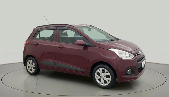 2015 Hyundai Grand i10 SPORTZ 1.2 KAPPA VTVT, Petrol, Manual, 20,707 km, Right Front Diagonal