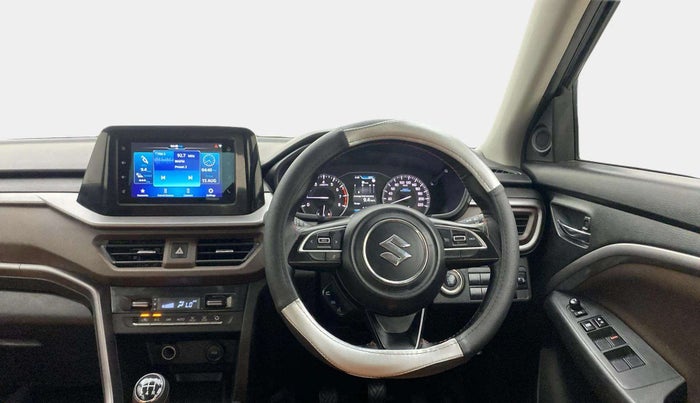 2023 Maruti BREZZA ZXI SMART HYBRID , Petrol, Manual, 42,821 km, Steering Wheel Close Up