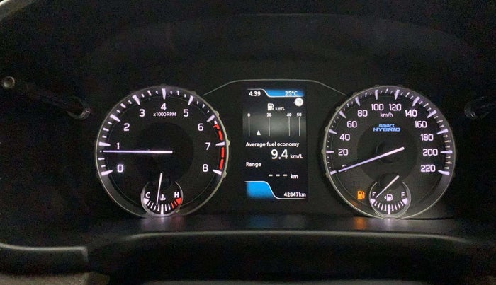 2023 Maruti BREZZA ZXI SMART HYBRID , Petrol, Manual, 42,821 km, Odometer Image