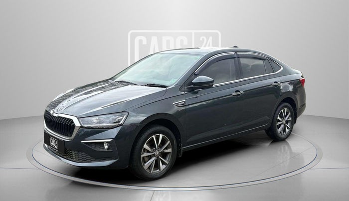 2023 Skoda SLAVIA STYLE 1.0L TSI AT, Petrol, Automatic, 17,795 km, Left Front Diagonal