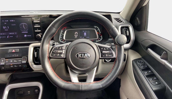 2021 KIA SONET HTX 1.0 IMT, Petrol, Manual, 41,624 km, Steering Wheel Close Up