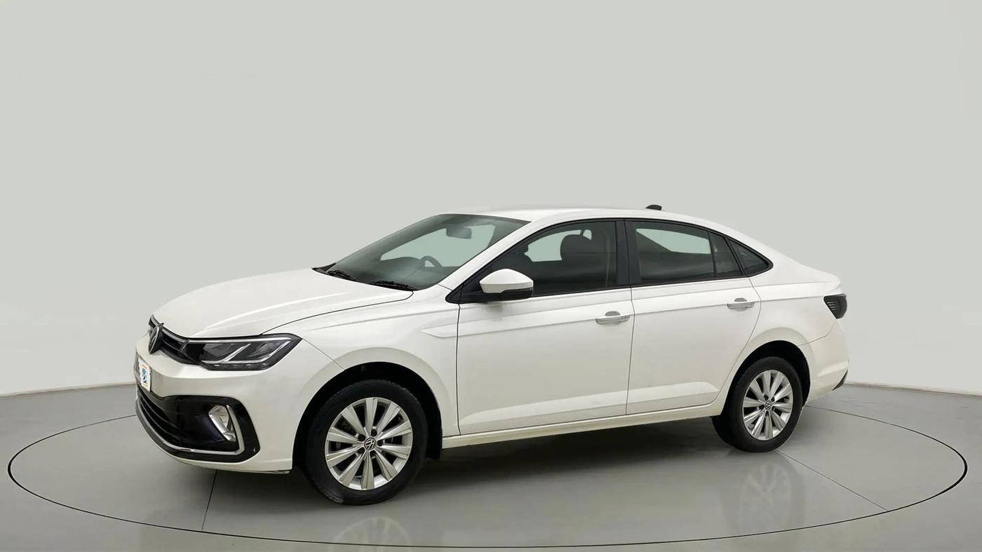 2023 Volkswagen VIRTUS HIGHLINE TSI 1.0 AT, Petrol, Automatic, 9,857 km, Left Front Diagonal