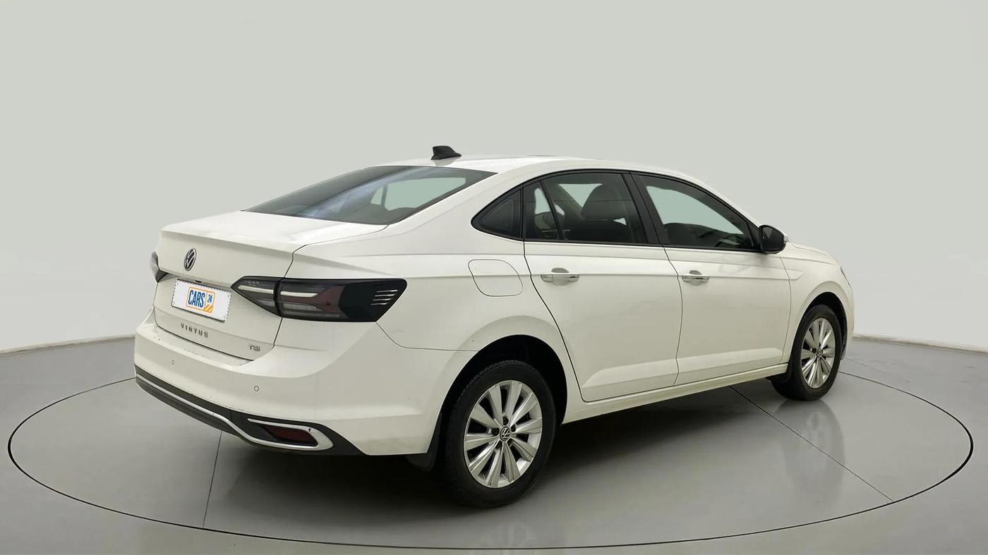 2023 Volkswagen VIRTUS HIGHLINE TSI 1.0 AT, Petrol, Automatic, 9,857 km, Right Back Diagonal