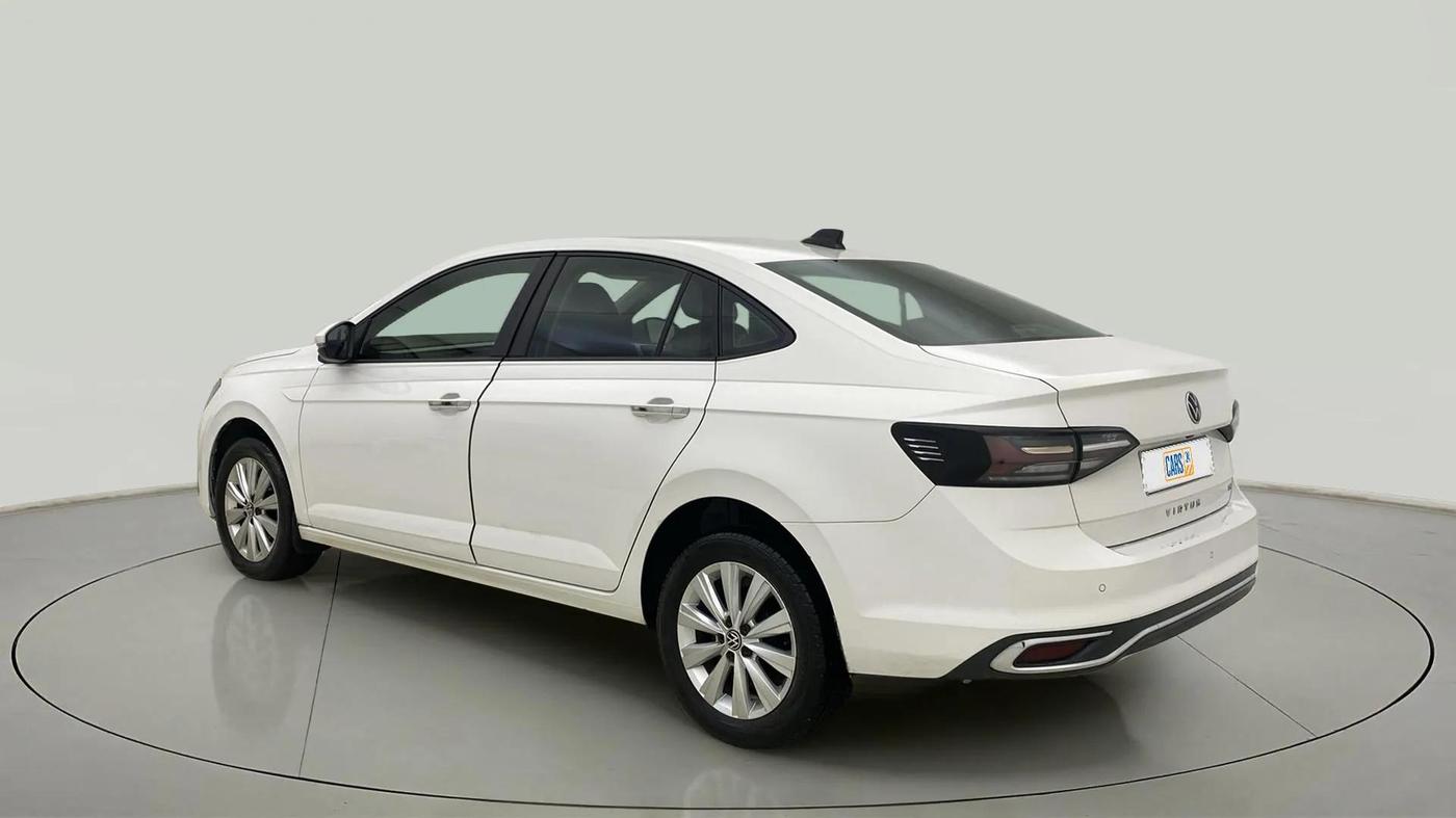 2023 Volkswagen VIRTUS HIGHLINE TSI 1.0 AT, Petrol, Automatic, 9,857 km, Left Back Diagonal