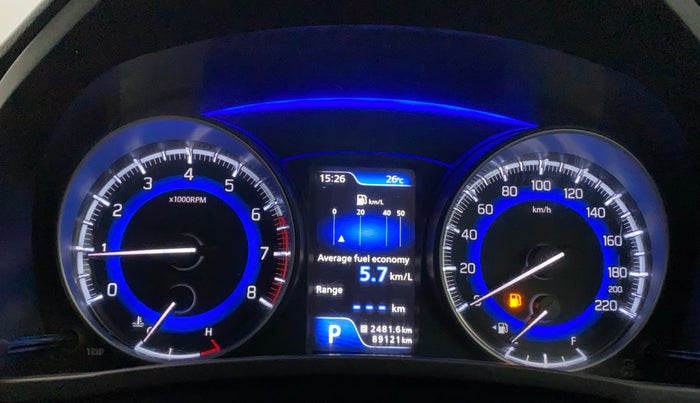 2020 Maruti Baleno ALPHA CVT PETROL 1.2, Petrol, Automatic, 89,108 km, Odometer Image