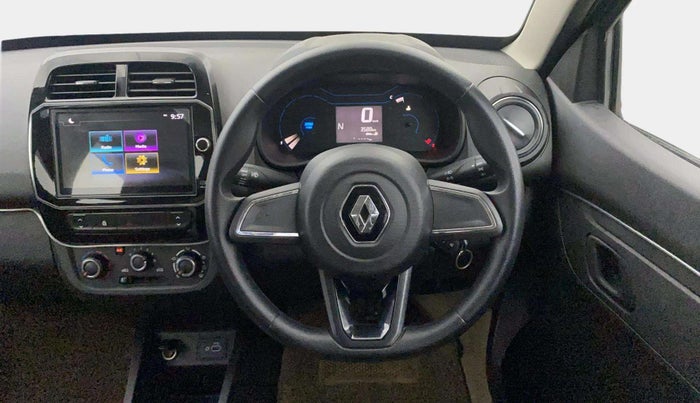 2022 Renault Kwid RXT 1.0 AMT, Petrol, Automatic, 3,527 km, Steering Wheel Close Up