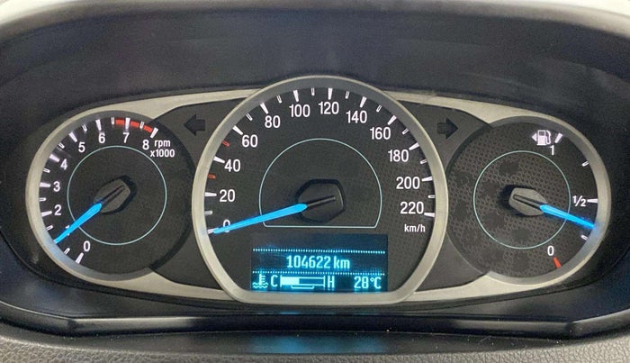 2018 Ford Figo Aspire TITANIUM 1.2 PETROL, Petrol, Manual, 1,04,619 km, Odometer Image