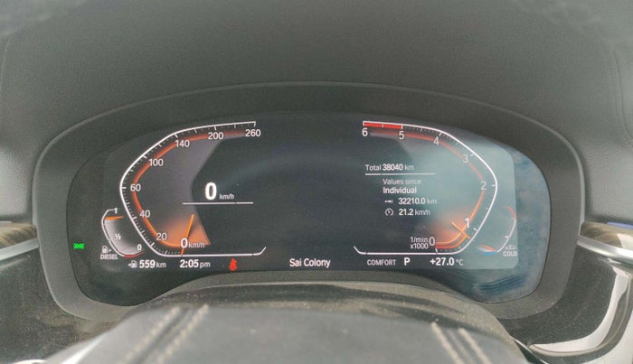 2021 BMW 5 Series 520D LUXURY LINE, Diesel, Automatic, 38,040 km, Odometer Image