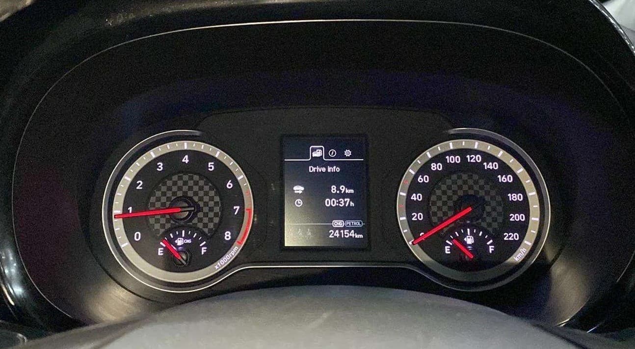 2024 Hyundai GRAND I10 NIOS SPORTZ 1.2 KAPPA VTVT CNG, CNG, Manual, 24,154 km, Odometer Image
