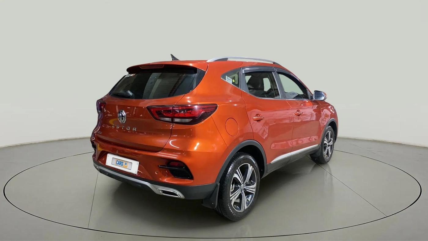 2022 MG ASTOR SHARP 1.5 CVT, Petrol, Automatic, 18,553 km, Right Back Diagonal