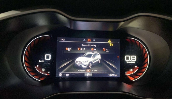 2022 MG ASTOR SHARP 1.5 CVT, Petrol, Automatic, 18,553 km, Odometer Image