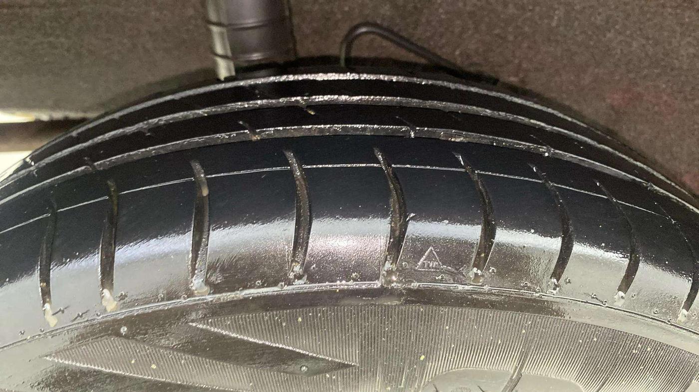 2018 Datsun Go Plus T, CNG, Manual, 36,482 km, Right Rear Tyre Tread