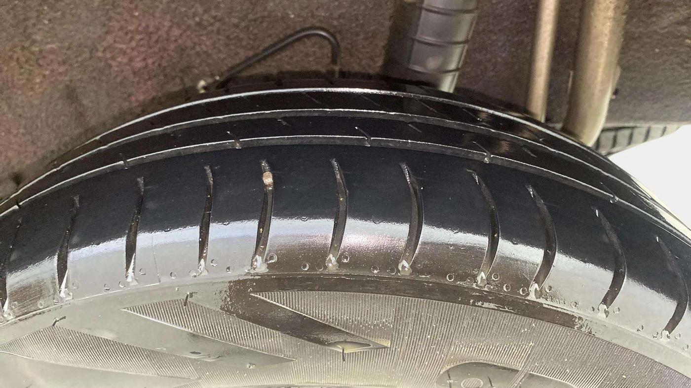 2018 Datsun Go Plus T, CNG, Manual, 36,482 km, Left Rear Tyre Tread