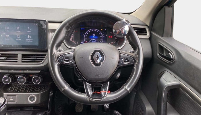 2021 Renault Kiger RXZ TURBO MT DUAL TONE, Petrol, Manual, 49,001 km, Steering Wheel Close Up