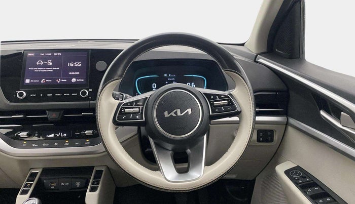 2023 KIA CARENS  PRESTIGE PLUS 1.5 TURBO PETROL IMT 7 STR , Petrol, Manual, 15,184 km, Steering Wheel Close Up