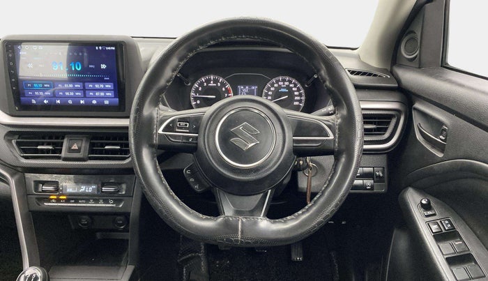 2022 Maruti BREZZA VXI SMART HYBRID, Petrol, Manual, 34,547 km, Steering Wheel Close Up