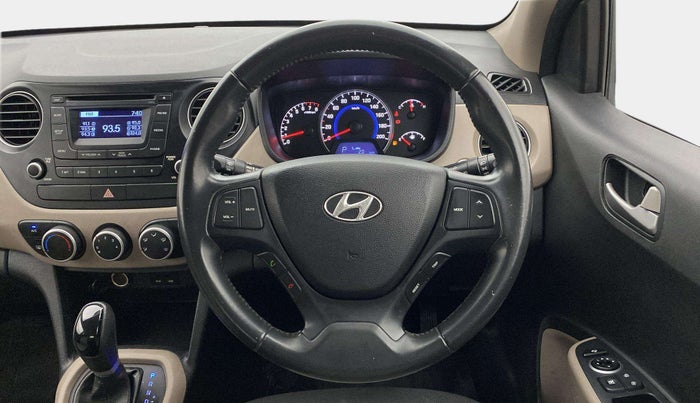 2015 Hyundai Grand i10 ASTA AT 1.2 KAPPA VTVT, Petrol, Automatic, 38,286 km, Steering Wheel Close Up
