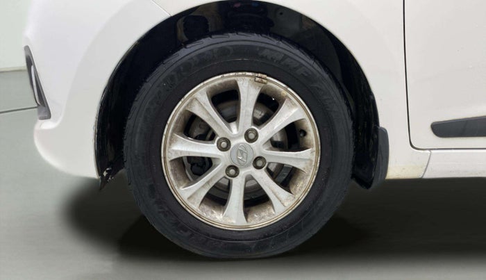 2015 Hyundai Grand i10 ASTA AT 1.2 KAPPA VTVT, Petrol, Automatic, 38,286 km, Left Front Wheel