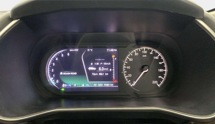 2020 Tata Harrier XZ PLUS 2.0L, Diesel, Manual, 91,540 km, Odometer Image