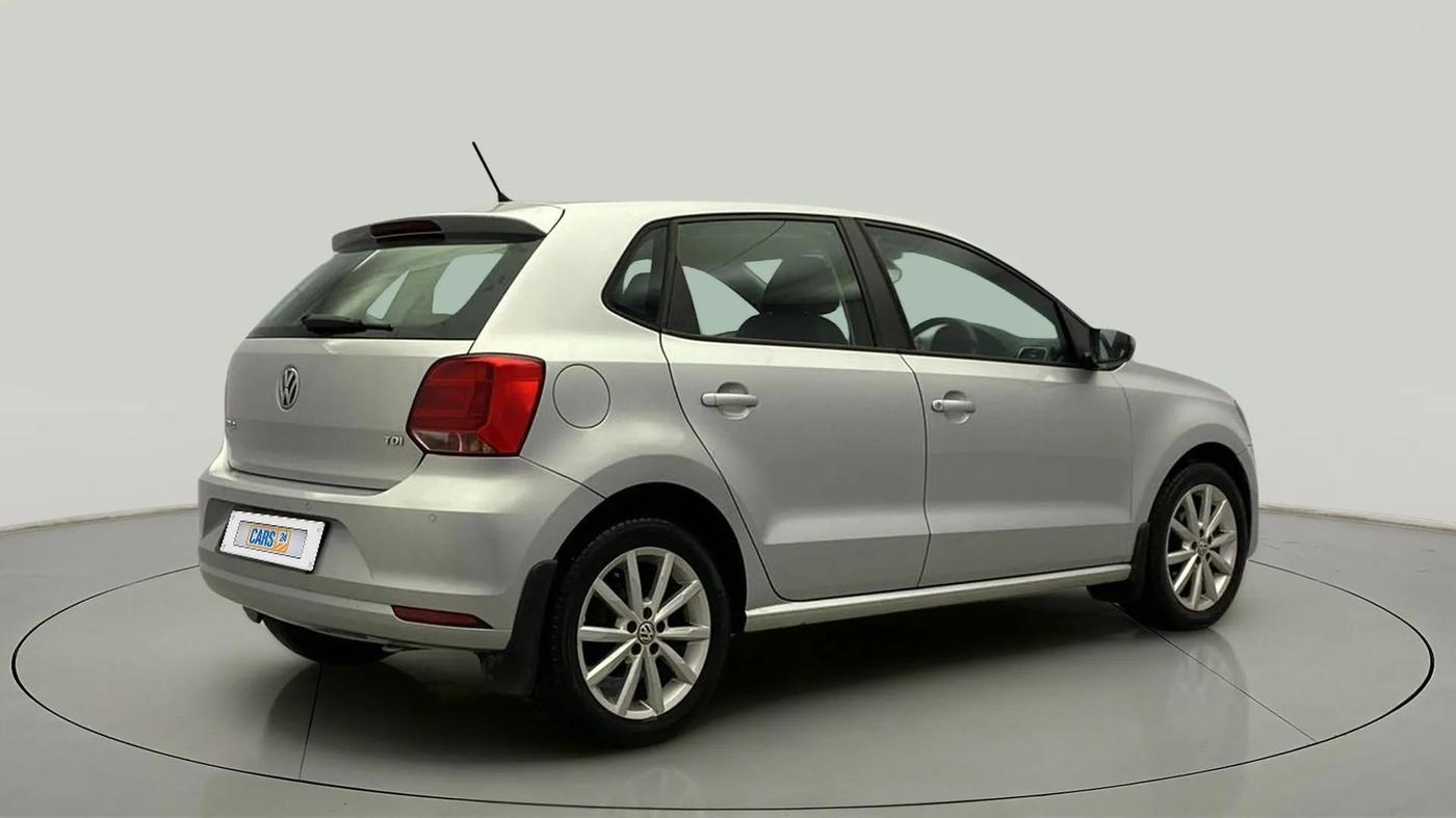 2018 Volkswagen Polo HIGHLINE PLUS 1.5 16 ALLOY, Diesel, Manual, 83,124 km, Right Back Diagonal