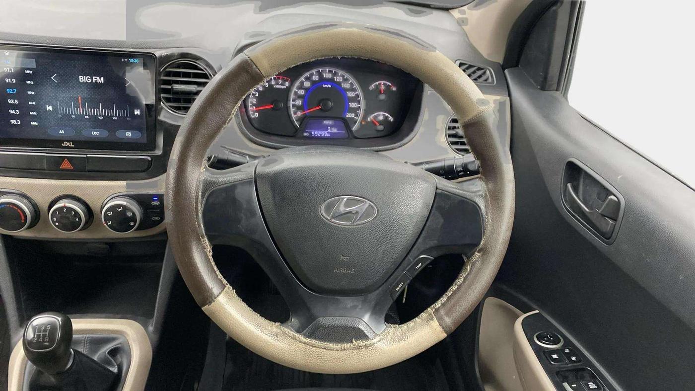 2017 Hyundai Grand i10 MAGNA 1.2 KAPPA VTVT, Petrol, Manual, 59,355 km, Steering Wheel Close Up