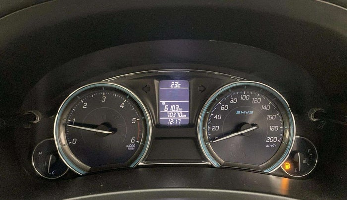 2016 Maruti Ciaz ZDI+ SHVS, Diesel, Manual, 70,370 km, Odometer Image