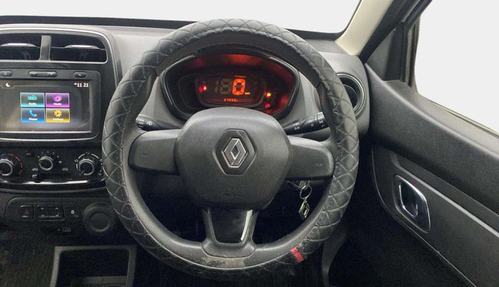 2019 Renault Kwid RXT 1.0 (O), Petrol, Manual, 57,814 km, Steering Wheel Close Up