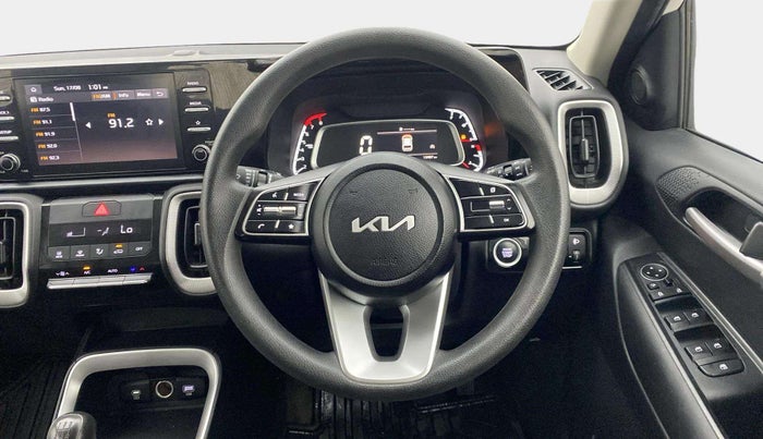 2024 KIA SONET HTK PLUS 1.2 PETROL MT, Petrol, Manual, 13,443 km, Steering Wheel Close Up