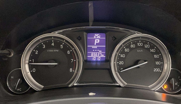 2017 Maruti Ciaz ZETA 1.4  AT PETROL, Petrol, Automatic, 65,634 km, Odometer Image