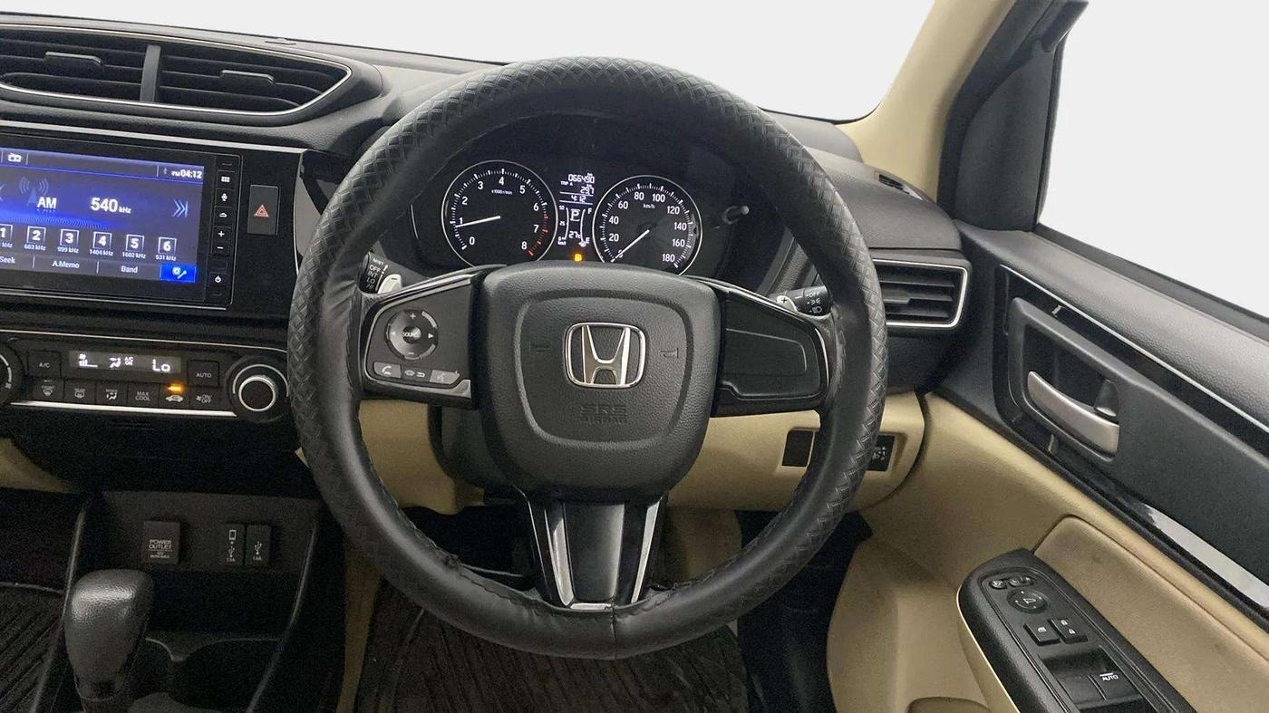 2021 Honda Amaze 1.2L I-VTEC VX CVT, Petrol, Automatic, 66,957 km, Steering Wheel Close Up