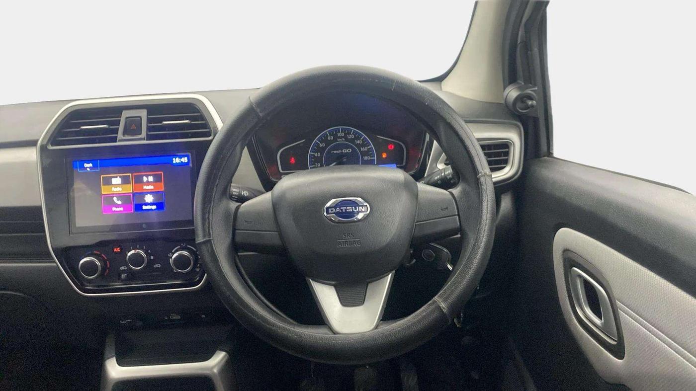 2020 Datsun Redi Go T(O) 1.0, Petrol, Manual, 3,060 km, Steering Wheel Close Up