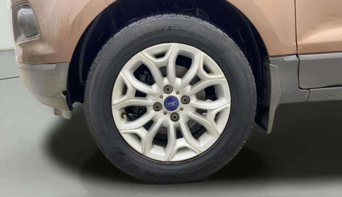 2016 Ford Ecosport TITANIUM+ 1.5L DIESEL, Diesel, Manual, 1,10,555 km, Left Front Wheel