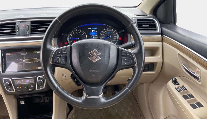 2018 Maruti Ciaz ALPHA 1.5 SHVS PETROL, Petrol, Manual, 65,929 km, Steering Wheel Close Up