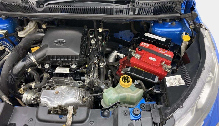 2021 Tata NEXON XZA PLUS (O) PETROL DUAL TONE, Petrol, Automatic, 38,229 km, Engine View - Left