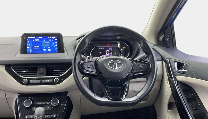 2021 Tata NEXON XZA PLUS (O) PETROL DUAL TONE, Petrol, Automatic, 38,229 km, Steering Wheel Close Up